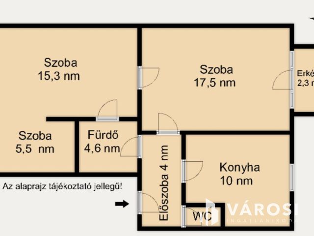 Belvároshoz közeli téglalakás Újszegeden